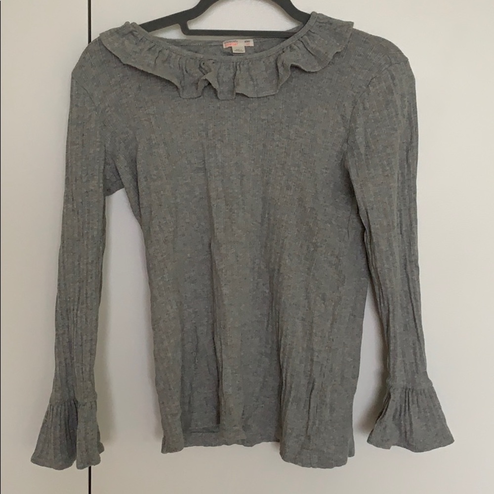 Jcrew big girl ruffle top